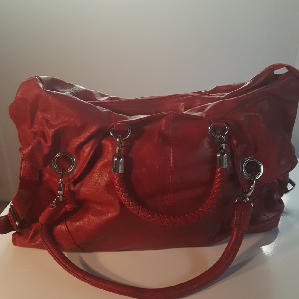 Red Tote Purse